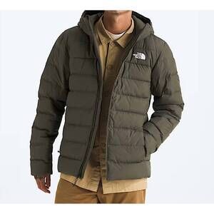 NEW THE NORTH FACE aconcagua 3 lined hoodie in new taupe green